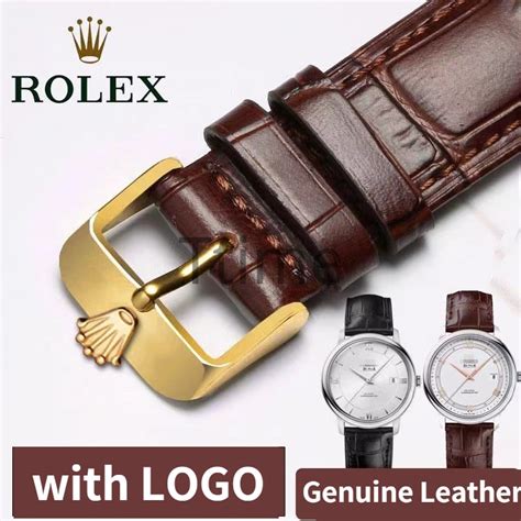 brown leather band rolex|genuine rolex leather watch bands.